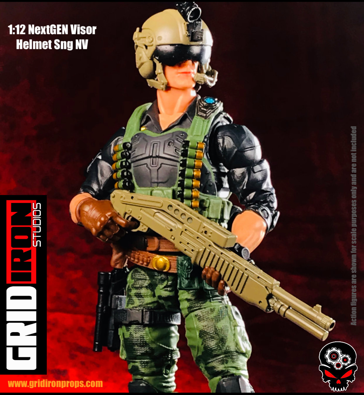 20pcs 4'' Hand Gun Machine Gun Accessories Fits For 12" GI JOE Action Figure Toy 
