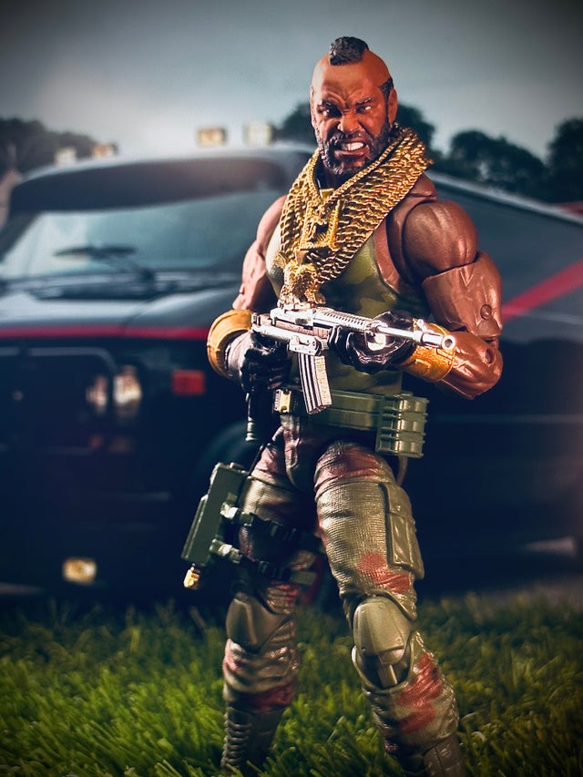 GA0338 1:12 Mini-14 ( A-Team Inspired ) great for G.I. Joe Classified,  Vietnam, Mezco, basic training, Recondo custom Action Figures Force, Mr.  T,, made with steel reinforced Barrel