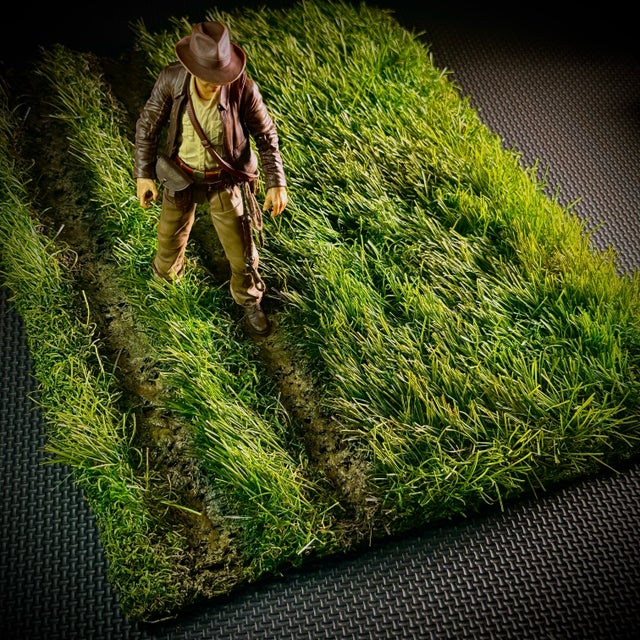GA305 1:12 DETOLF 15 x 11.5 Diorama Grass Dry Battlefield Mat For G.I.  Joe, Mythic Legions, Mezco 6 Action Figures